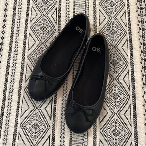 Girls Black Ballet Flat